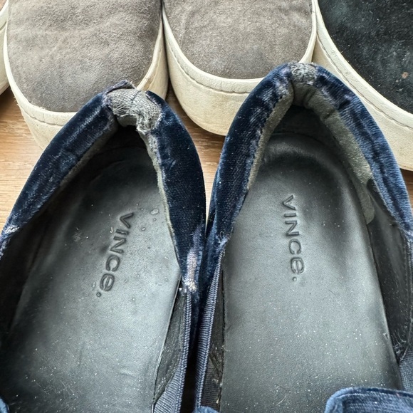 Vince Women’s Suede Slip-On Loafers - Black, Brown, Tan, Cream, Burgundy - Picture 2 of 6